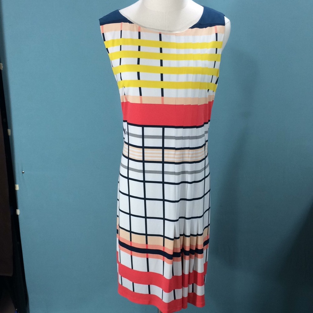 Donna Morgan Grid Dress size 16